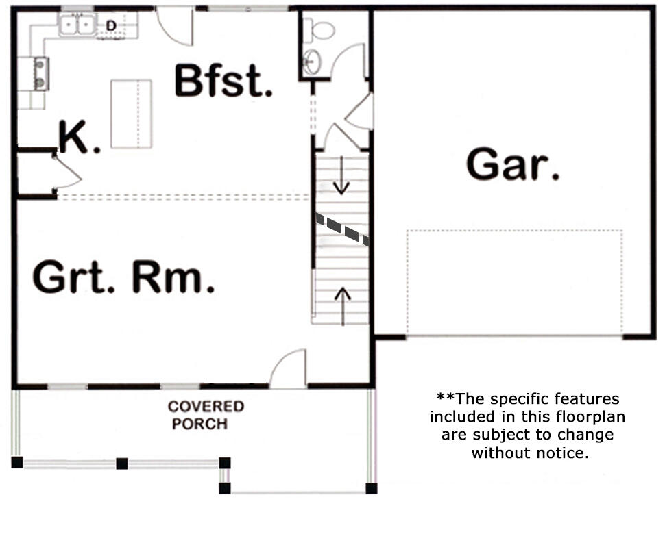8334 Southwest Cottage Way, Unit 11 Cleveland, TN 37311 - Photo 9 of 10 Floorplan 1st floor_basement