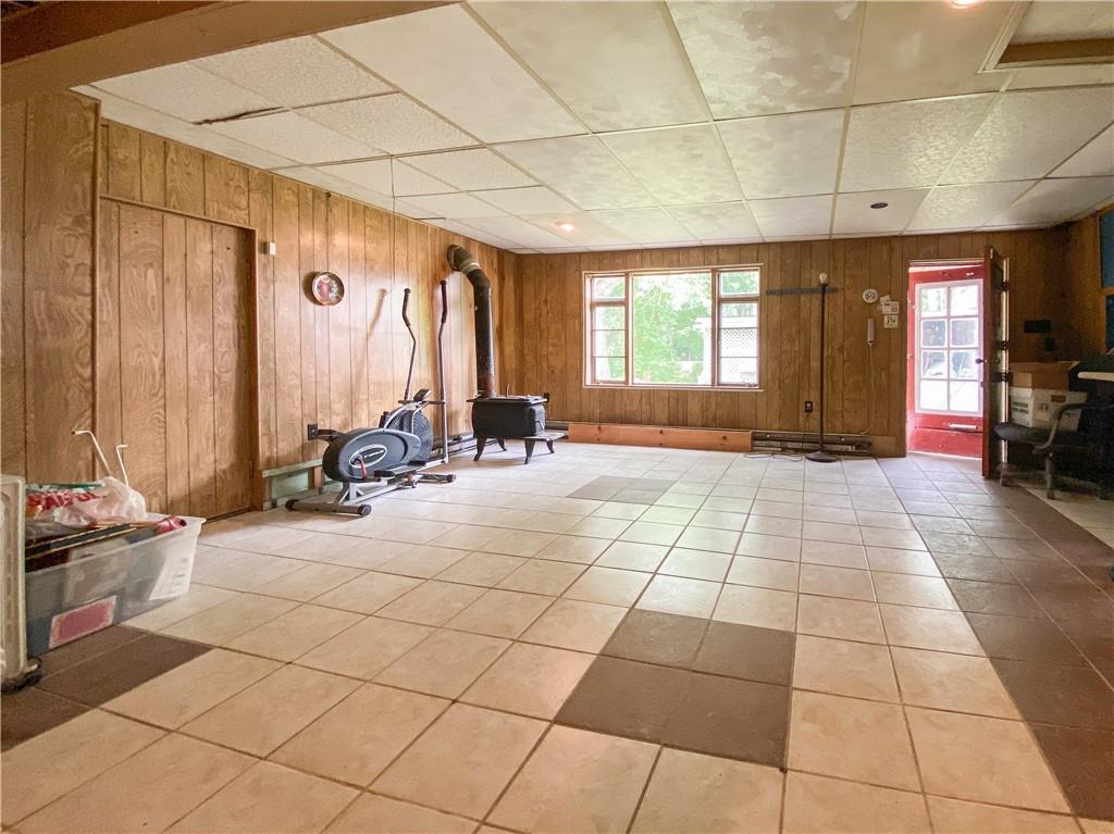 145 Stuber Road New Brighton, PA 15066 - Photo 25 of 27 a view of a room with gym equipment and windows