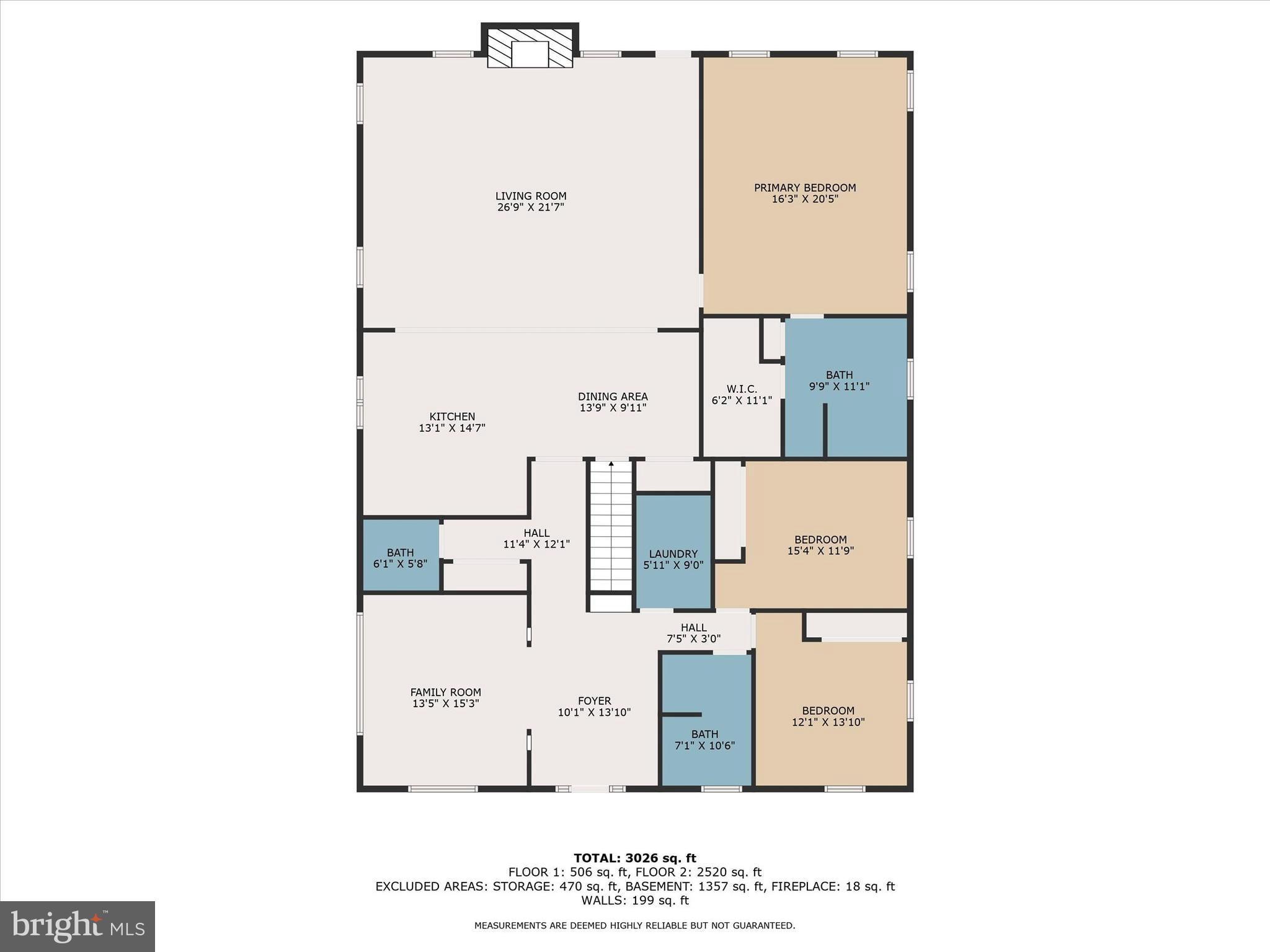 223 Colebrook Road Elizabethtown, PA 17022 - Photo 38 of 40 Main Level Floor Plan
