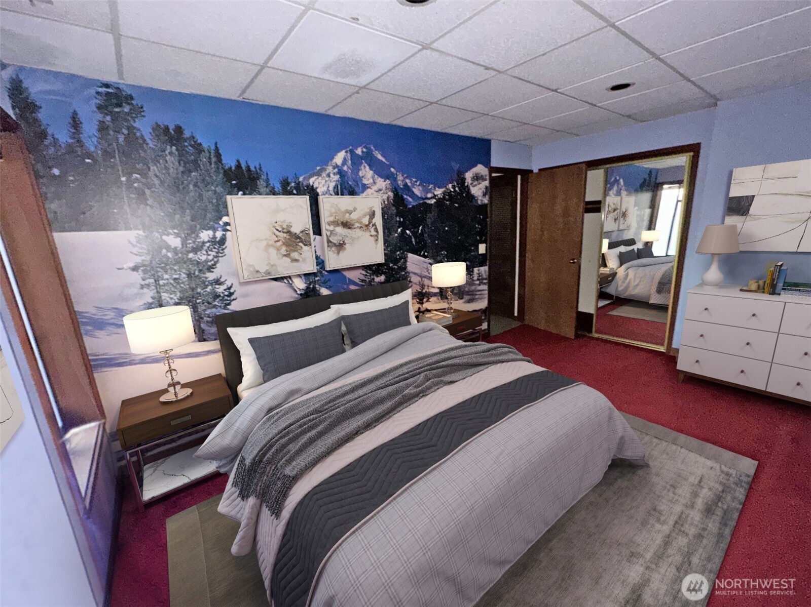 1303 Nightingale Road Wapato, WA 98951 - Photo 18 of 32 a bedroom with a bed and a couch