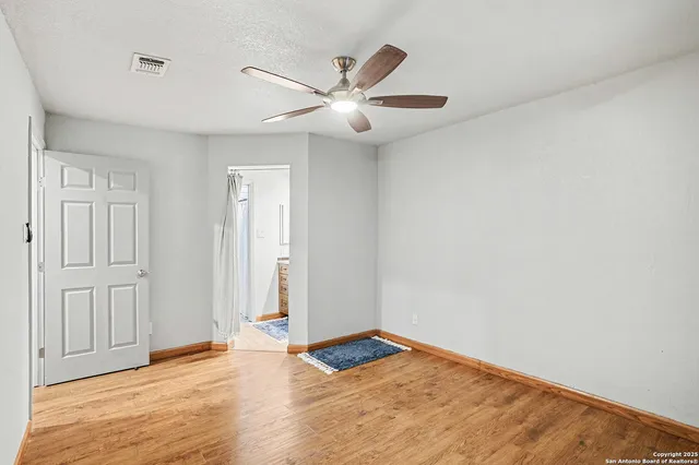 wooden floor in an empty room