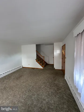 a view of a room with window