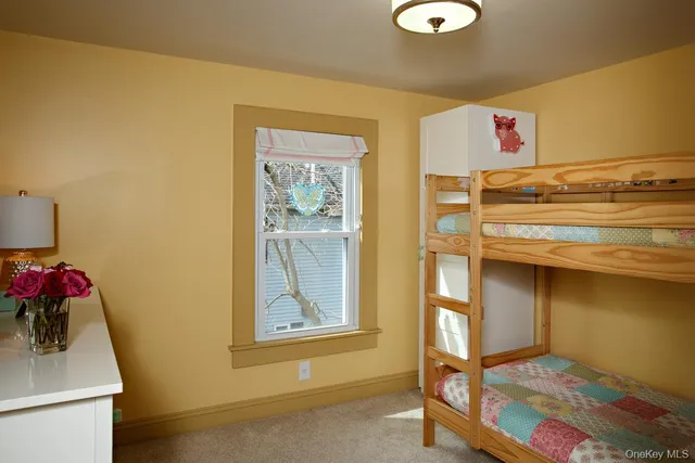 a room with furniture and a window