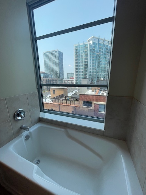 1600 South Prairie Avenue, Unit 904 Chicago, IL 60616 - Photo 8 of 17 a bathroom with a bathtub and window