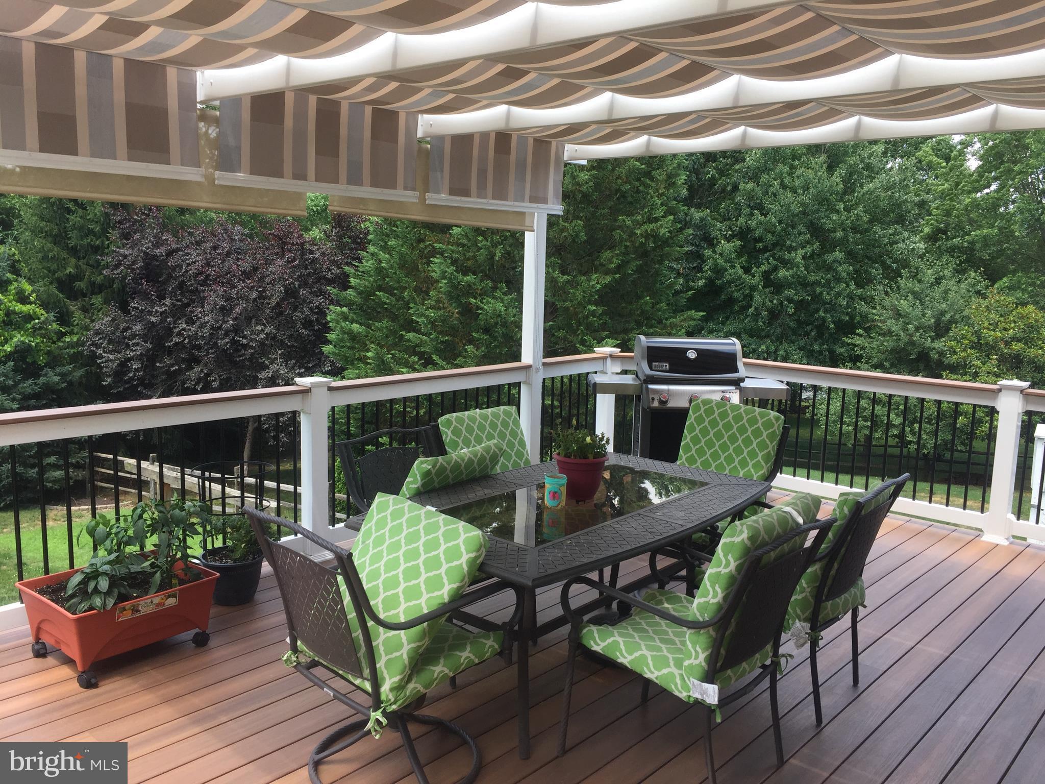 418 East Ring Factory Road Bel Air, MD 21014 - Photo 3 of 25 All new deck with retractable awning