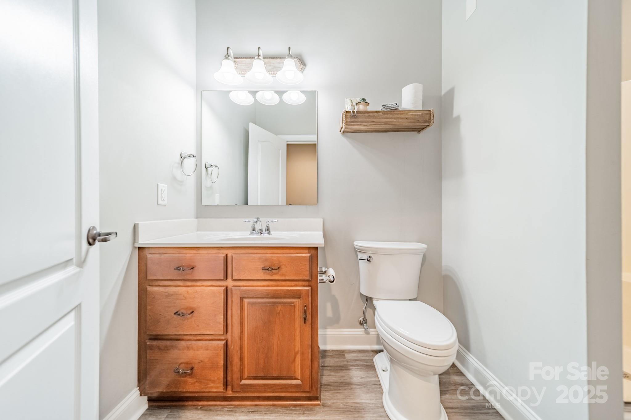 5201 Barrier Store Road Mount Pleasant, NC 28124 - Photo 33 of 46 a bathroom with a sink a toilet and mirror