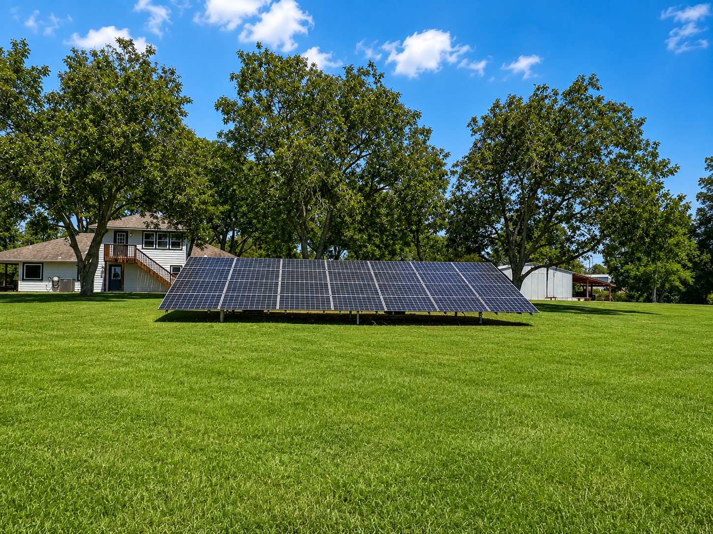 19023 Frey Road Hempstead, TX 77445 - Photo 46 of 49 Solar panel system provides an energy-conscious addition to this exceptional Texas property.
