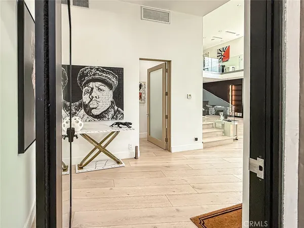 a view of a entryway