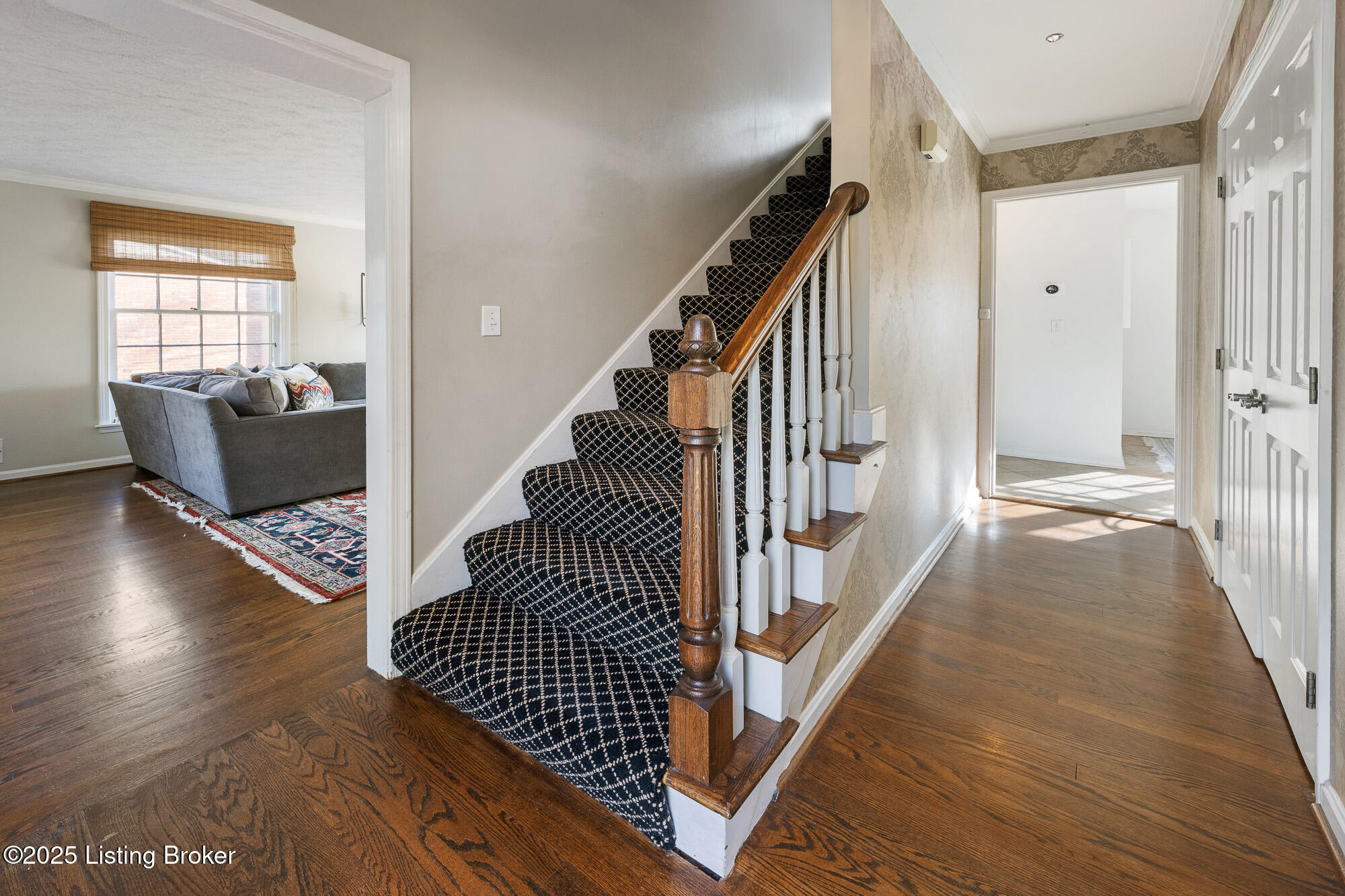 217 Sequoya Road Louisville, KY 40207 - Photo 9 of 34 entry foyer flanked by large living room and formal dining room
