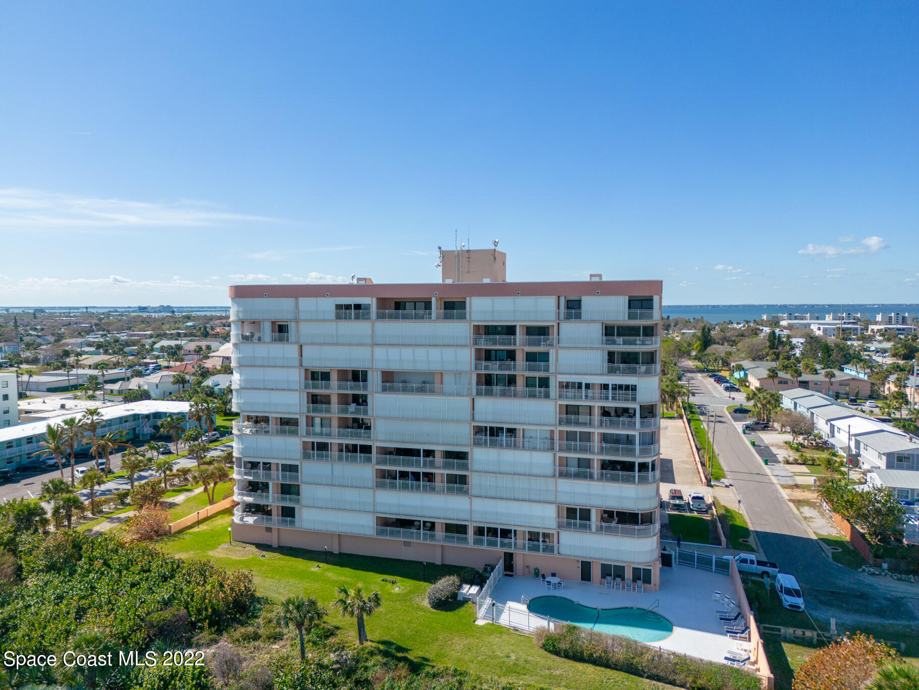 6770 Ridgewood Avenue, Unit 502 Cocoa Beach, FL 32931 - Photo 25 of 25 a view of a city with tall buildings