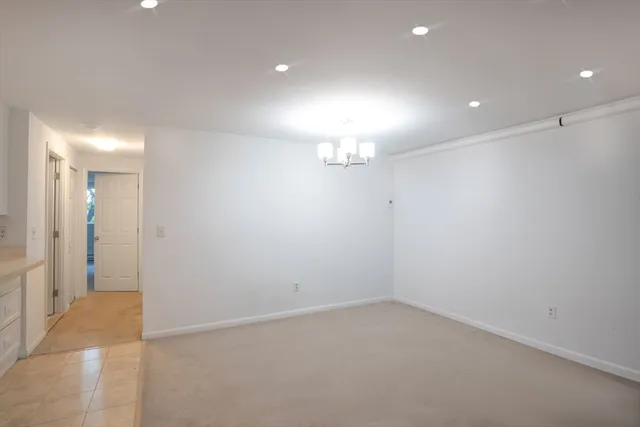 a view of empty room