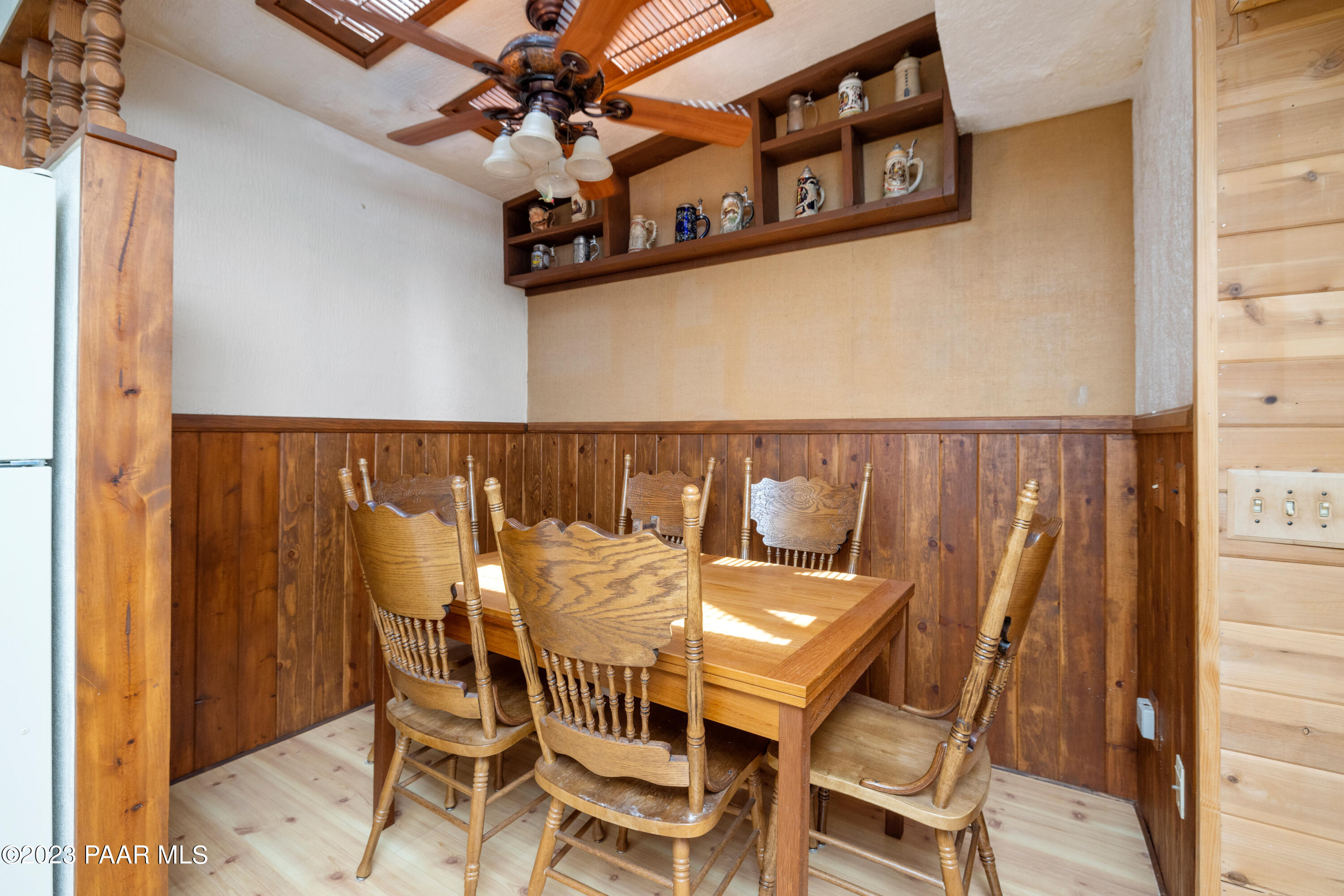 8434 Mountain View Road Mayer, AZ 86333 - Photo 18 of 33 a view of a chairs and table in a balcony