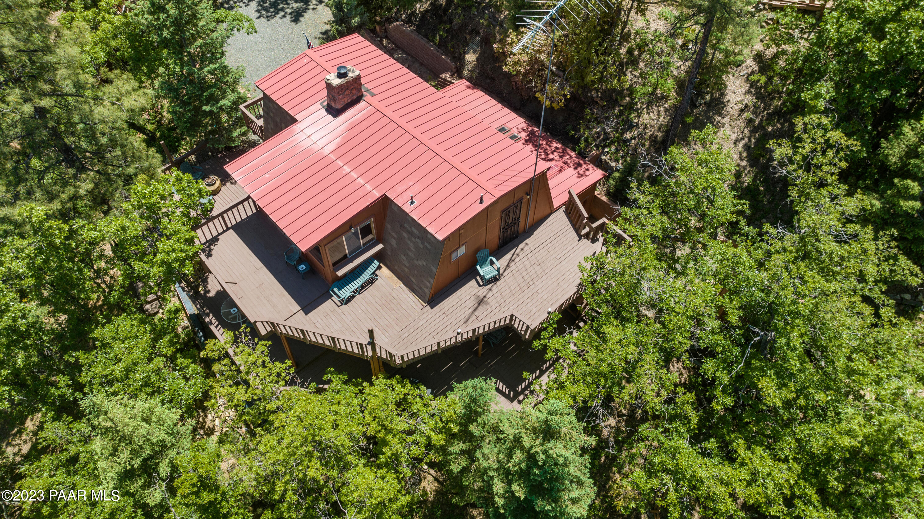 8434 Mountain View Road Mayer, AZ 86333 - Photo 4 of 33 a aerial view of a house