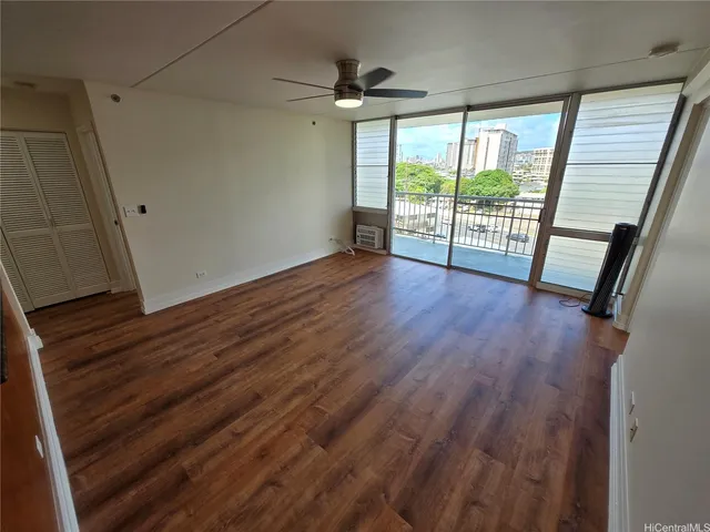 a view of a livingroom with a chandelier