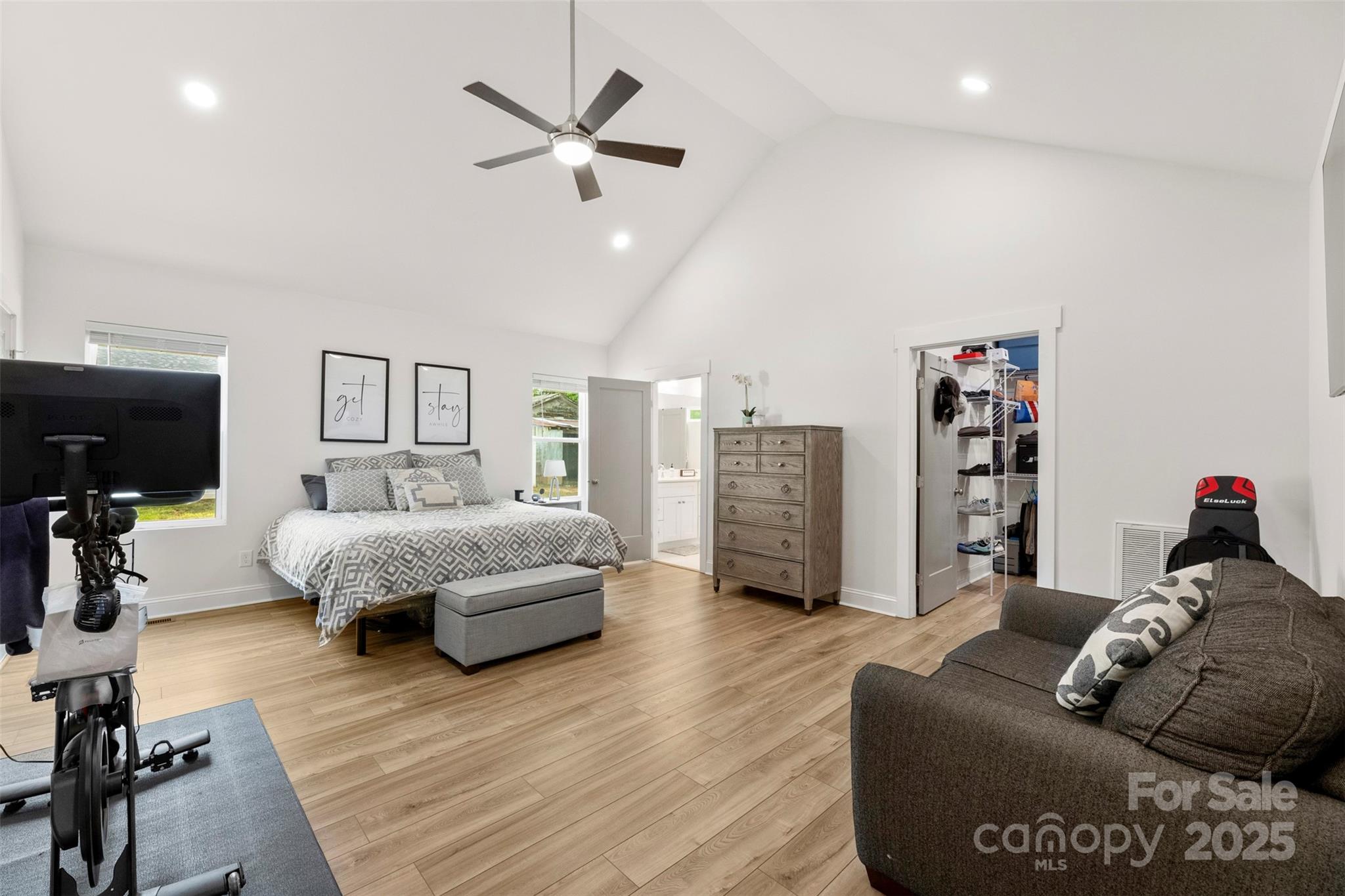 7683 Sarah Drive Denver, NC 28037 - Photo 17 of 25 a living room with furniture and wooden floor