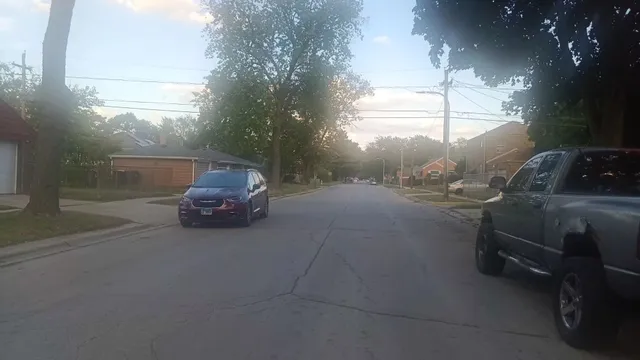 a car parked on the side of the road