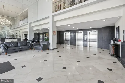 a view of a entryway with furniture