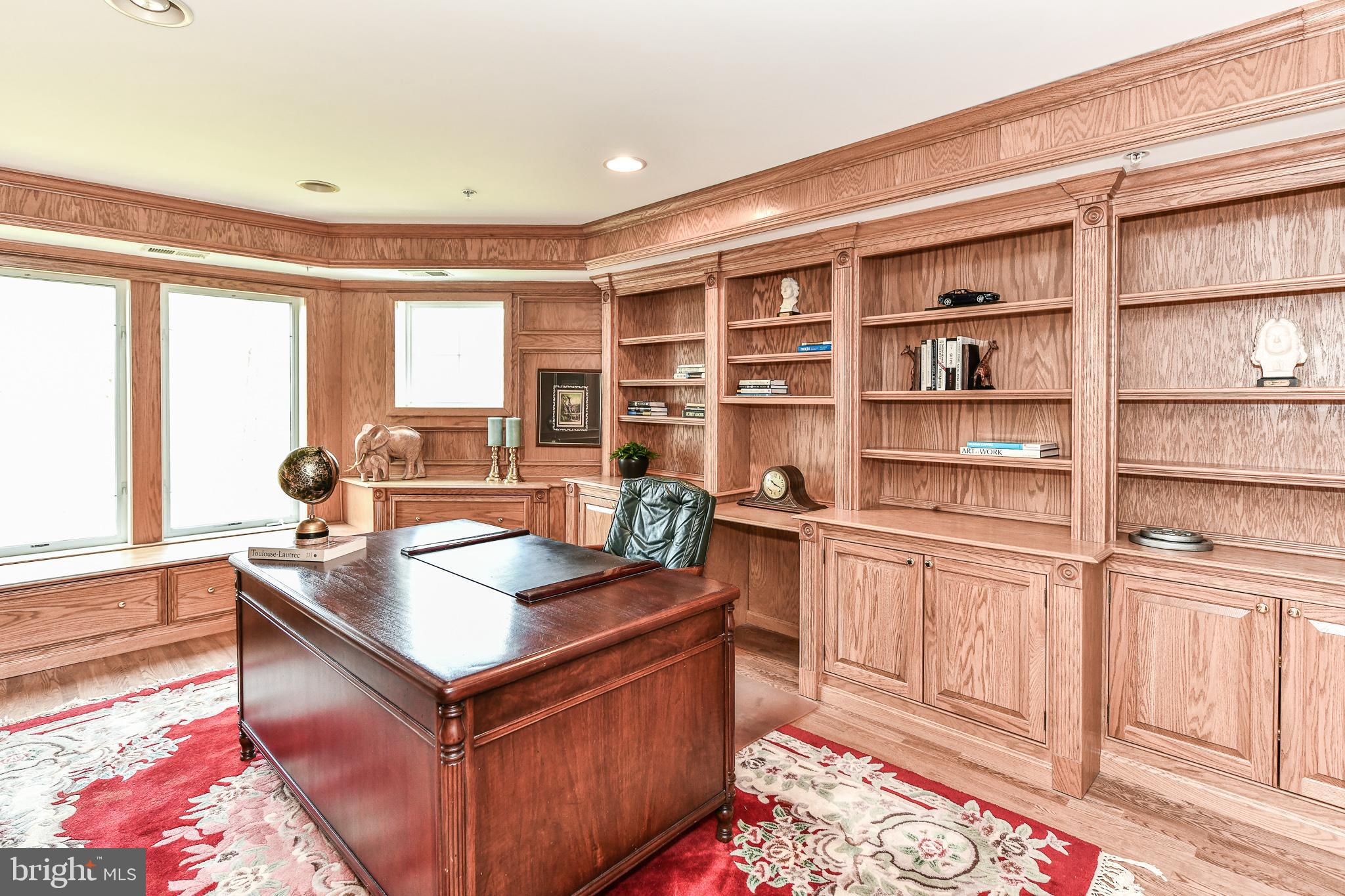 2048 Beacon Heights Drive Reston, VA 20191 - Photo 58 of 74 3rd bedroom/Study w/custom paneling and built-ins