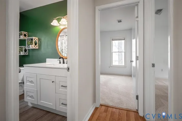 a view of storage and utility room with washer and dryer