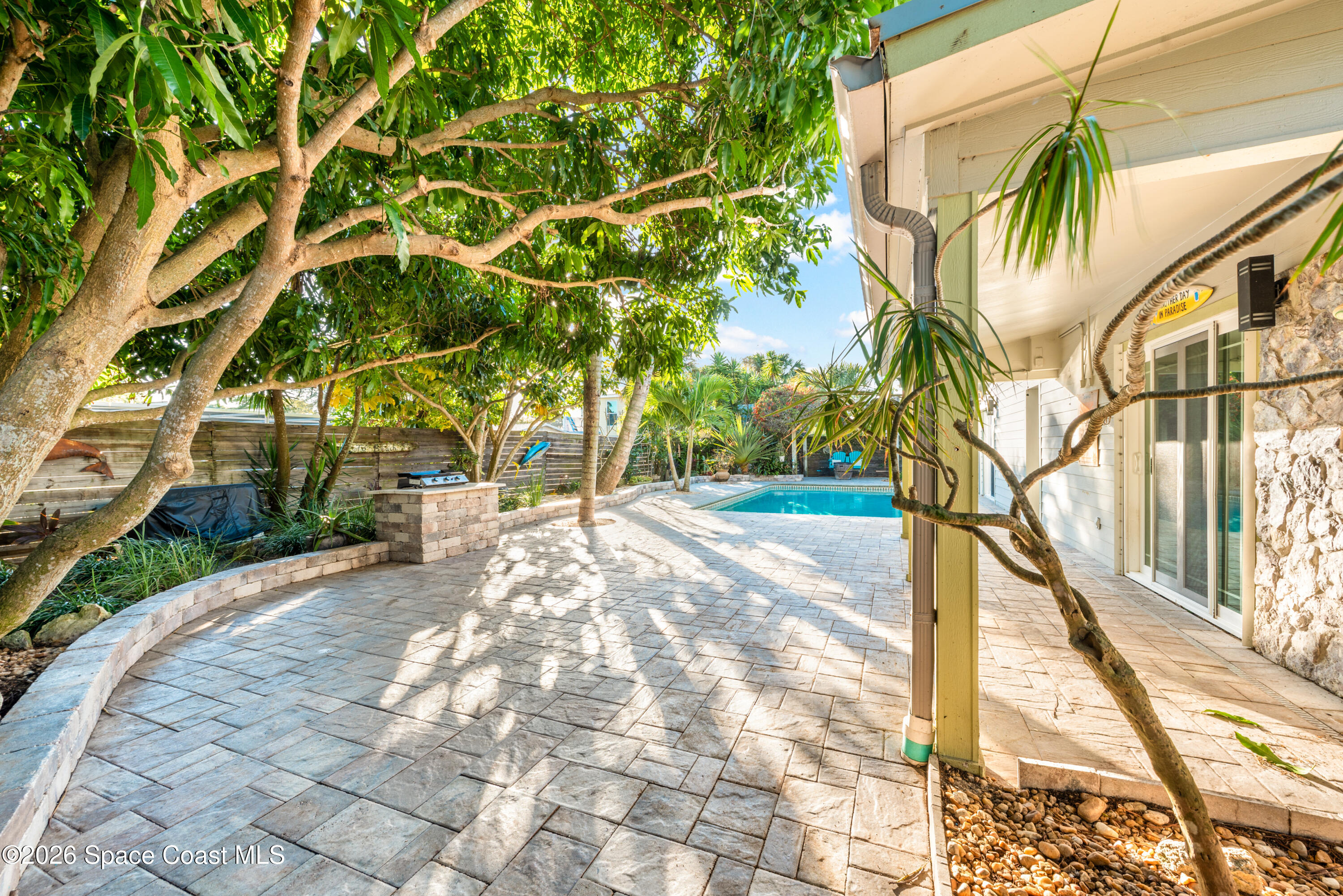 331 Avenida Del Sol Indialantic, FL 32903 - Photo 35 of 51 a view of a yard with plants and trees
