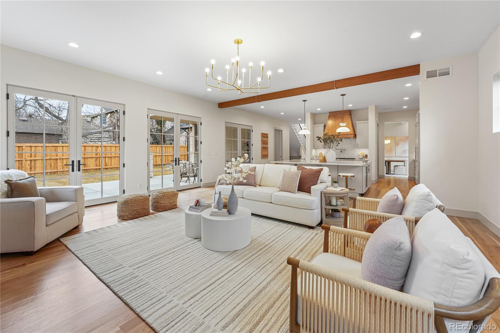 354 Cherry Street Denver, CO 80220 - Photo 18 of 44 a living room with furniture and a large window