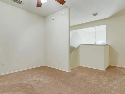 an empty room with a empty space