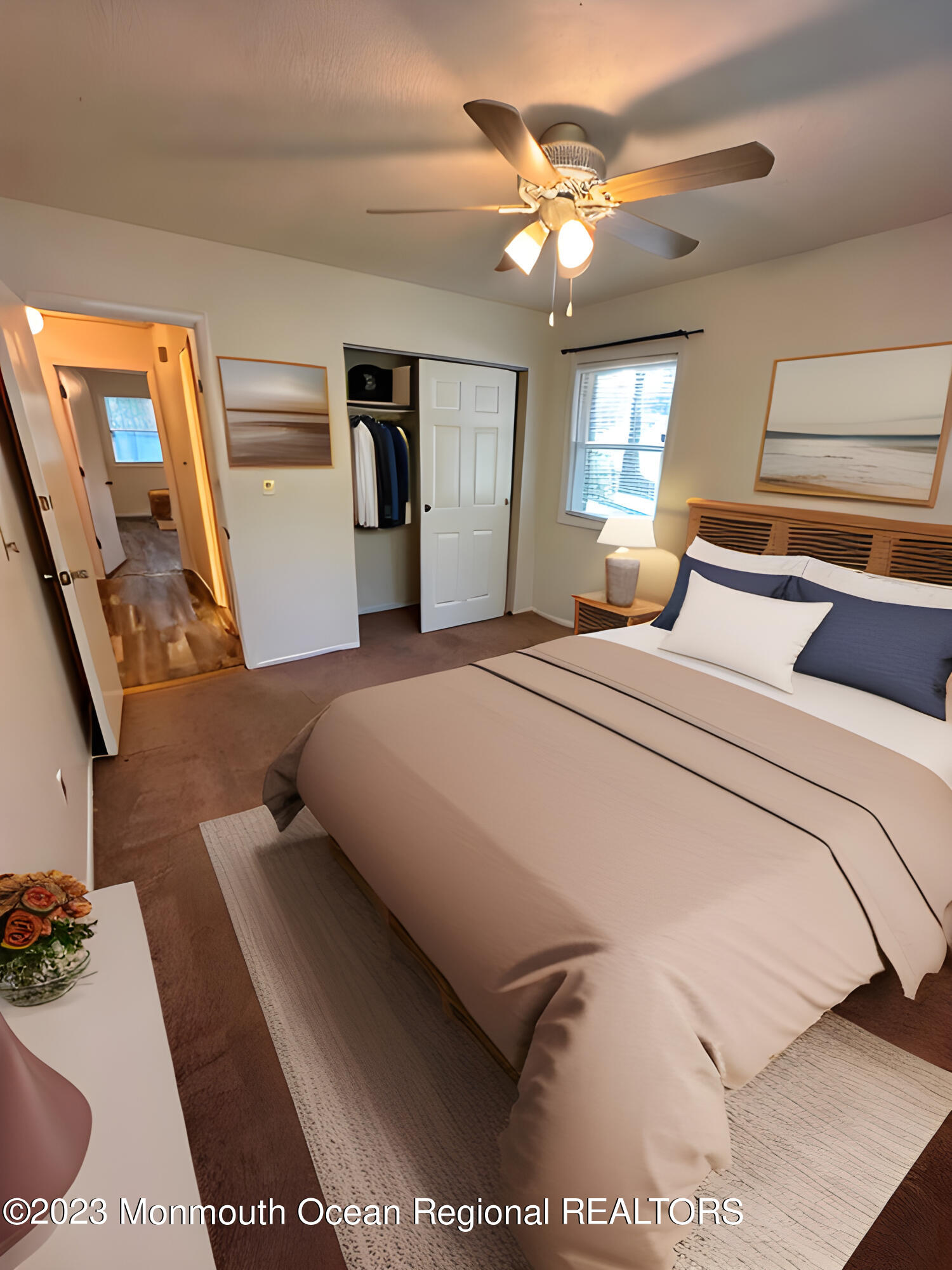 12 Greenwood Loop Road Brick, NJ 08724 - Photo 3 of 12 a bedroom with a bed furniture and a large mirror