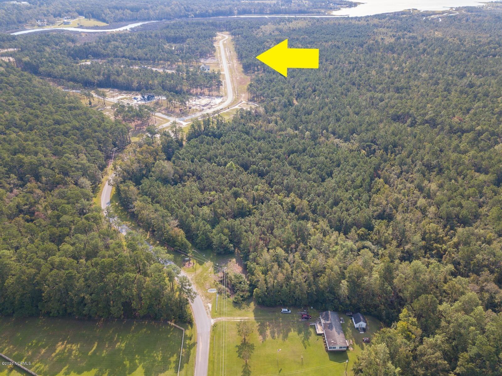 210 Gus Horne Road Holly Ridge, NC 28445 - Photo 3 of 13 Drone Aerial