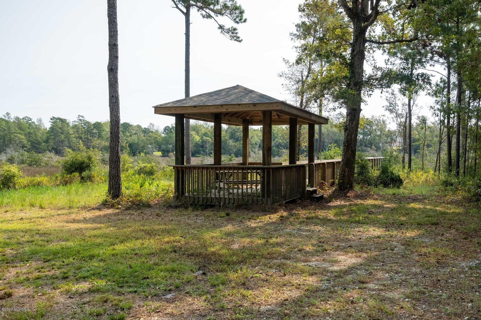 210 Gus Horne Road Holly Ridge, NC 28445 - Photo 6 of 13 Community Pier and Gazebo
