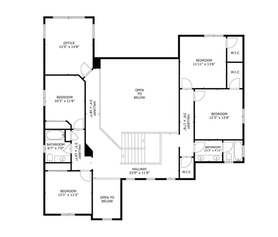an aerial view of a house with a yard and lake view