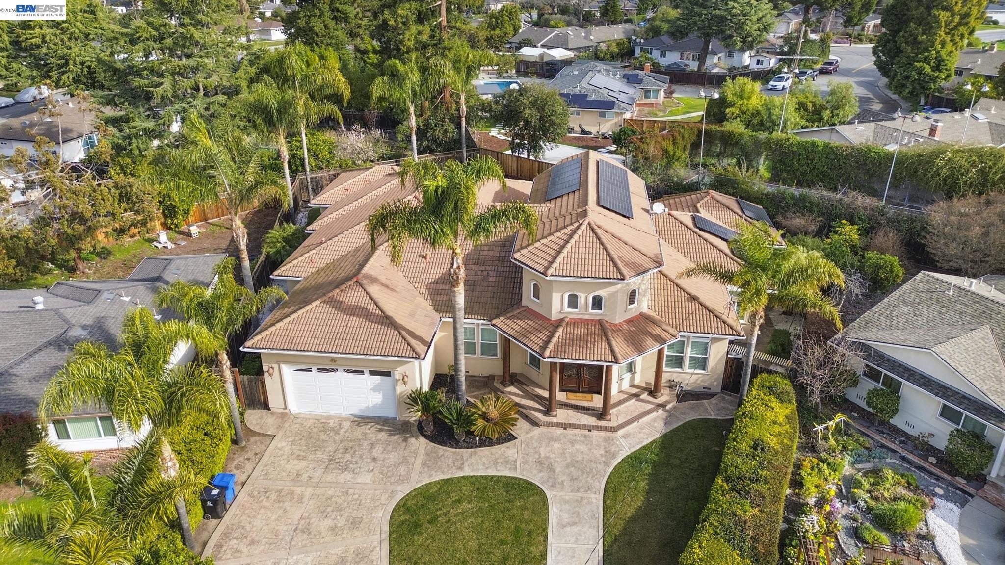 1235 Austin Street Fremont, CA 94539 - Photo 1 of 1 an aerial view of a house with a yard
