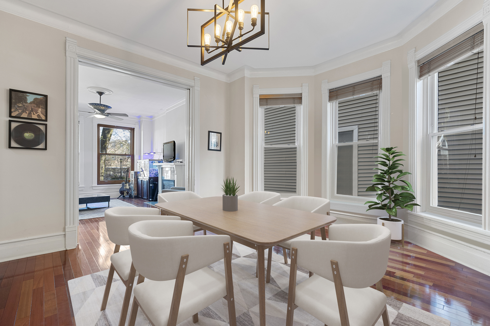 929 West Fletcher Street Chicago, IL 60657 - Photo 11 of 53 a view of a dining room with furniture and window