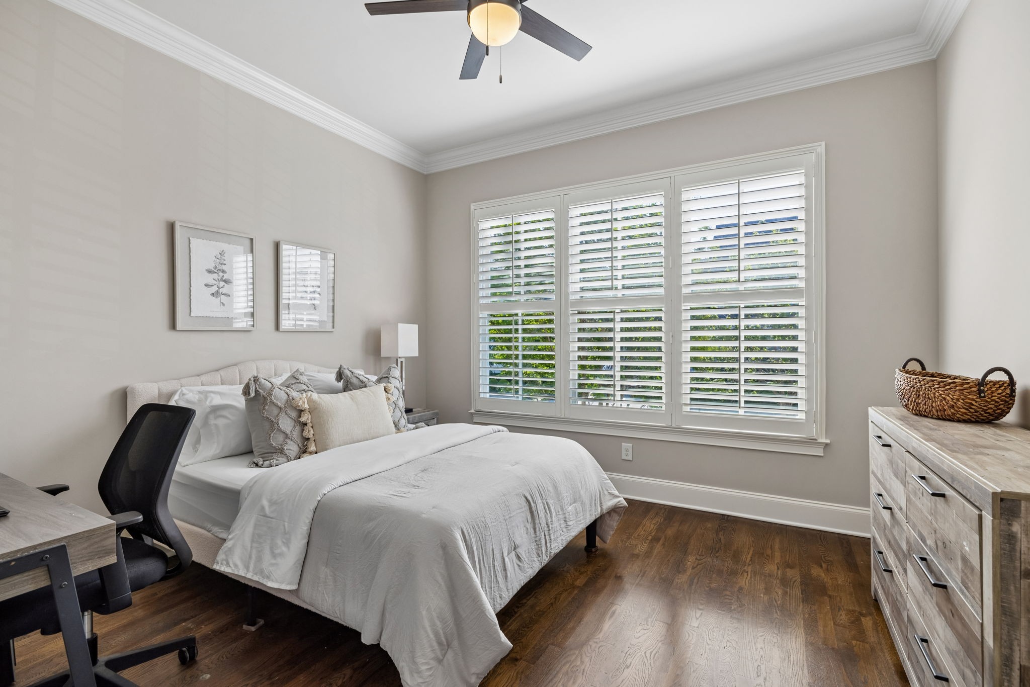 8024 Keats Street Franklin, TN 37064 - Photo 23 of 42 a bedroom with a bed and a large window