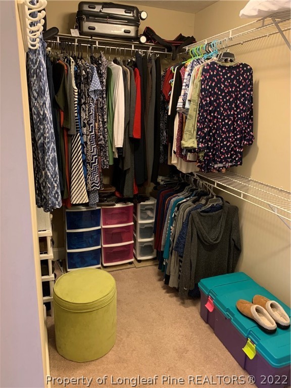 27 Germantown Road Cameron, NC 28326 - Photo 26 of 39 a view of walk in closet with clothes and shoes