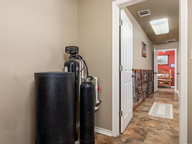 a view of water heater room
