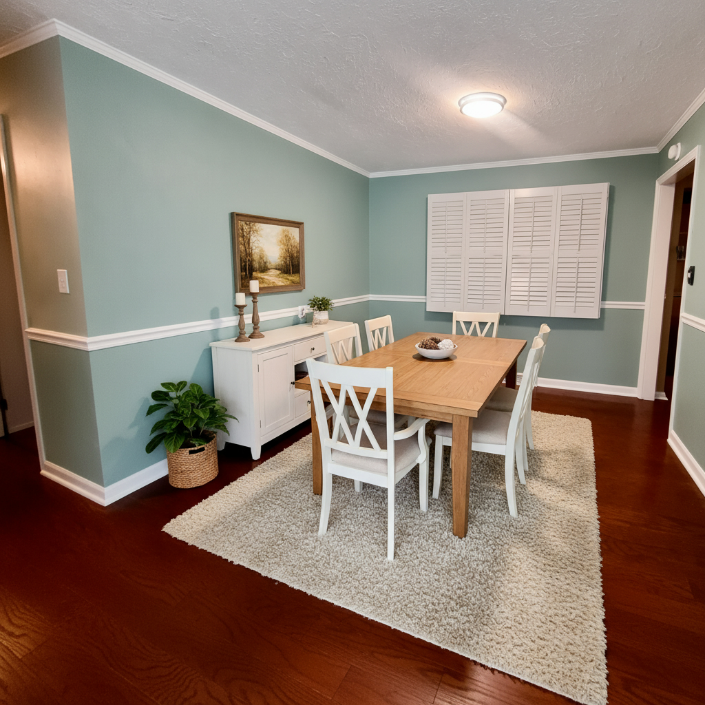 209 Baker Street Metropolis, IL 62960 - Photo 11 of 43 a dining room with furniture window and wooden floor