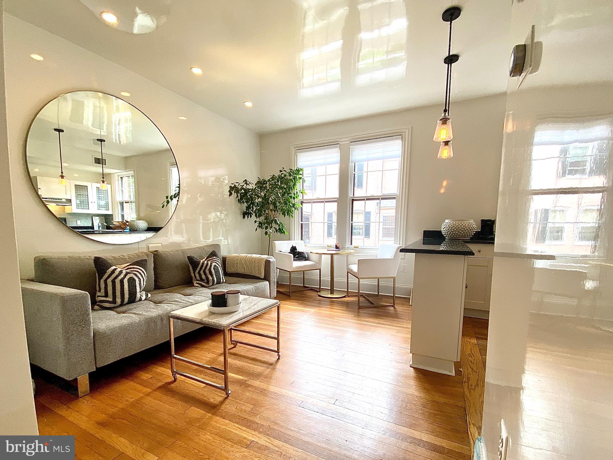 3120 R Street Northwest, Unit 107 Washington, DC 20007 - Photo 4 of 33 Sunny & fresh! Note the glazed walls and ceiling