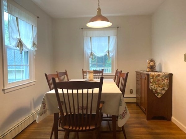 219 Clark Street Gardner, MA 01440 - Photo 14 of 29 a view of a dining room with furniture window and outside view