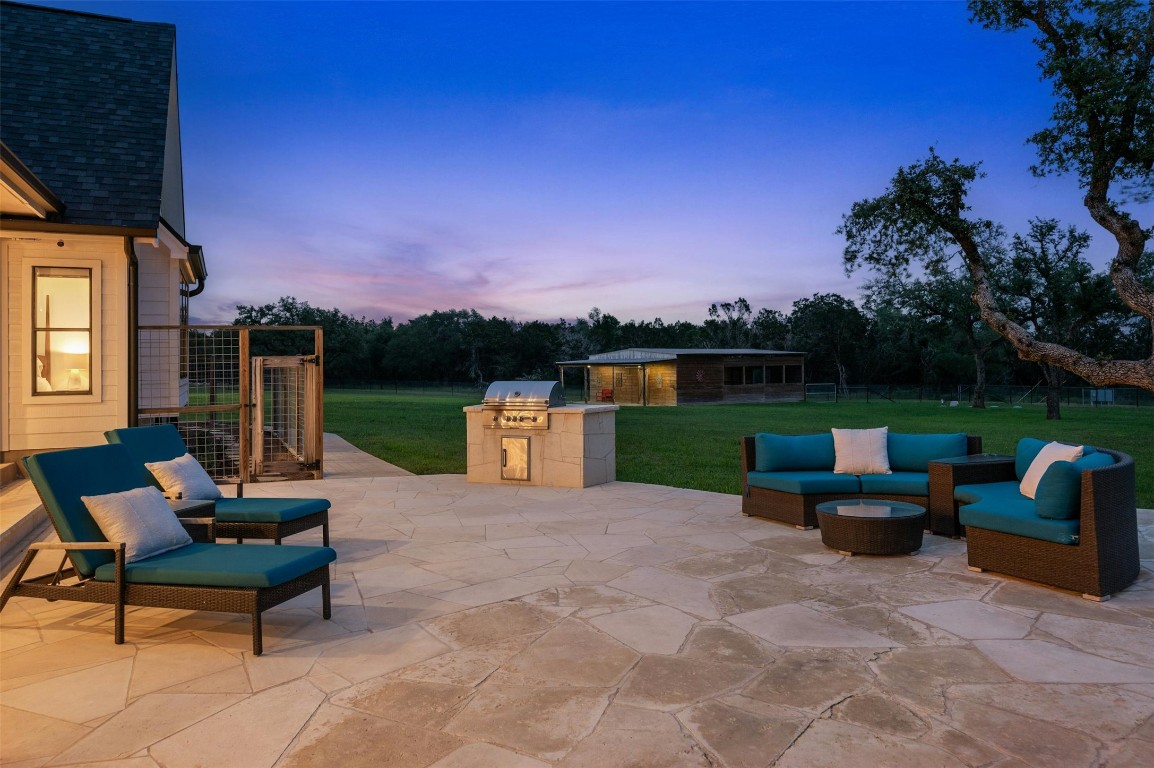 333 Stallion Lane Dripping Springs, TX 78620 - Photo 37 of 40 a view of a terrace with sitting area