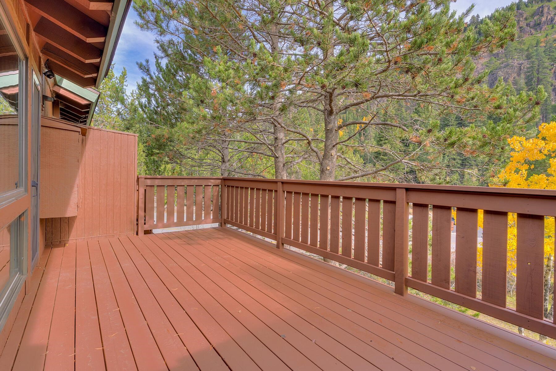 205 Alpine Meadows Road, Unit 2 Alpine Meadows, CA 96145 - Photo 7 of 28 a view of wooden deck