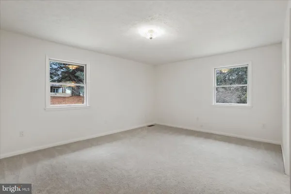 an empty room with a empty space