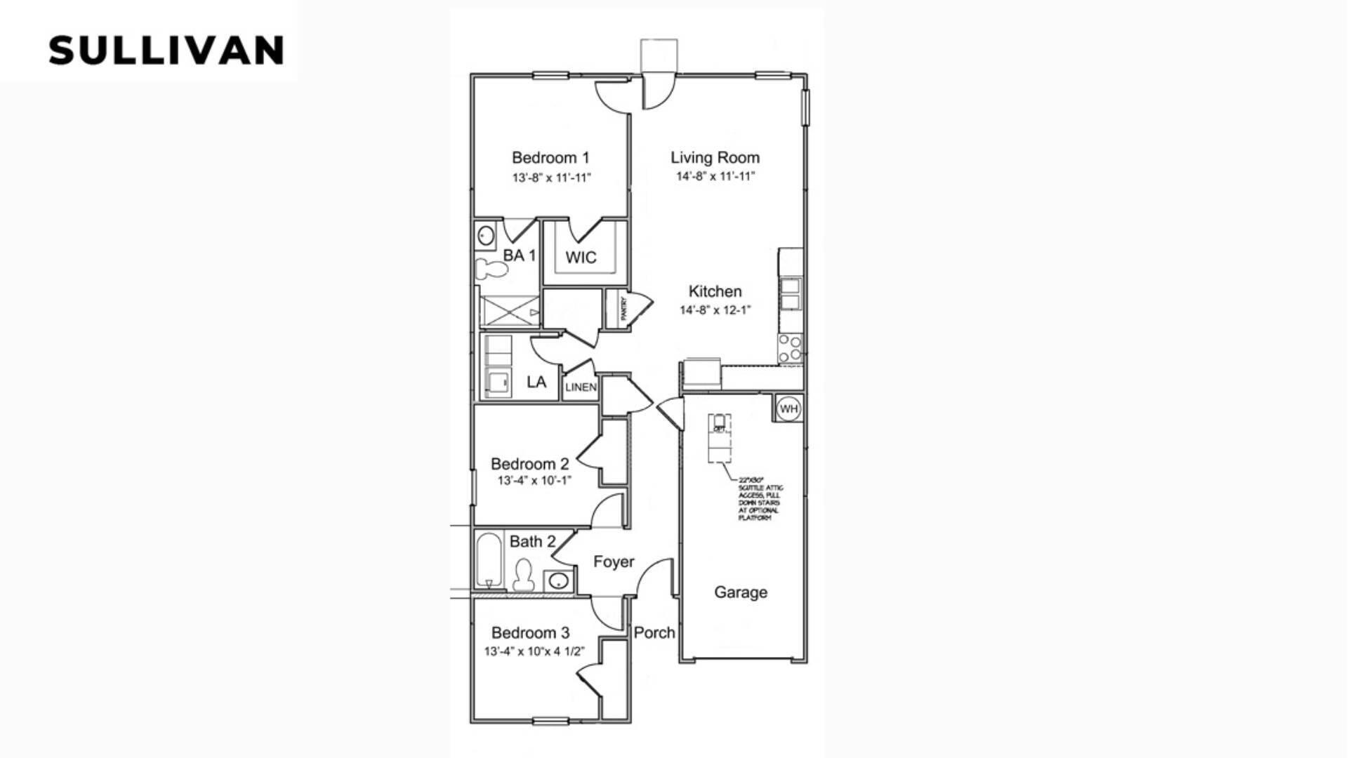 117 River Hl Road Goose Creek, SC 29445 - Photo 23 of 23 Sullivan_Floorplan_BRB