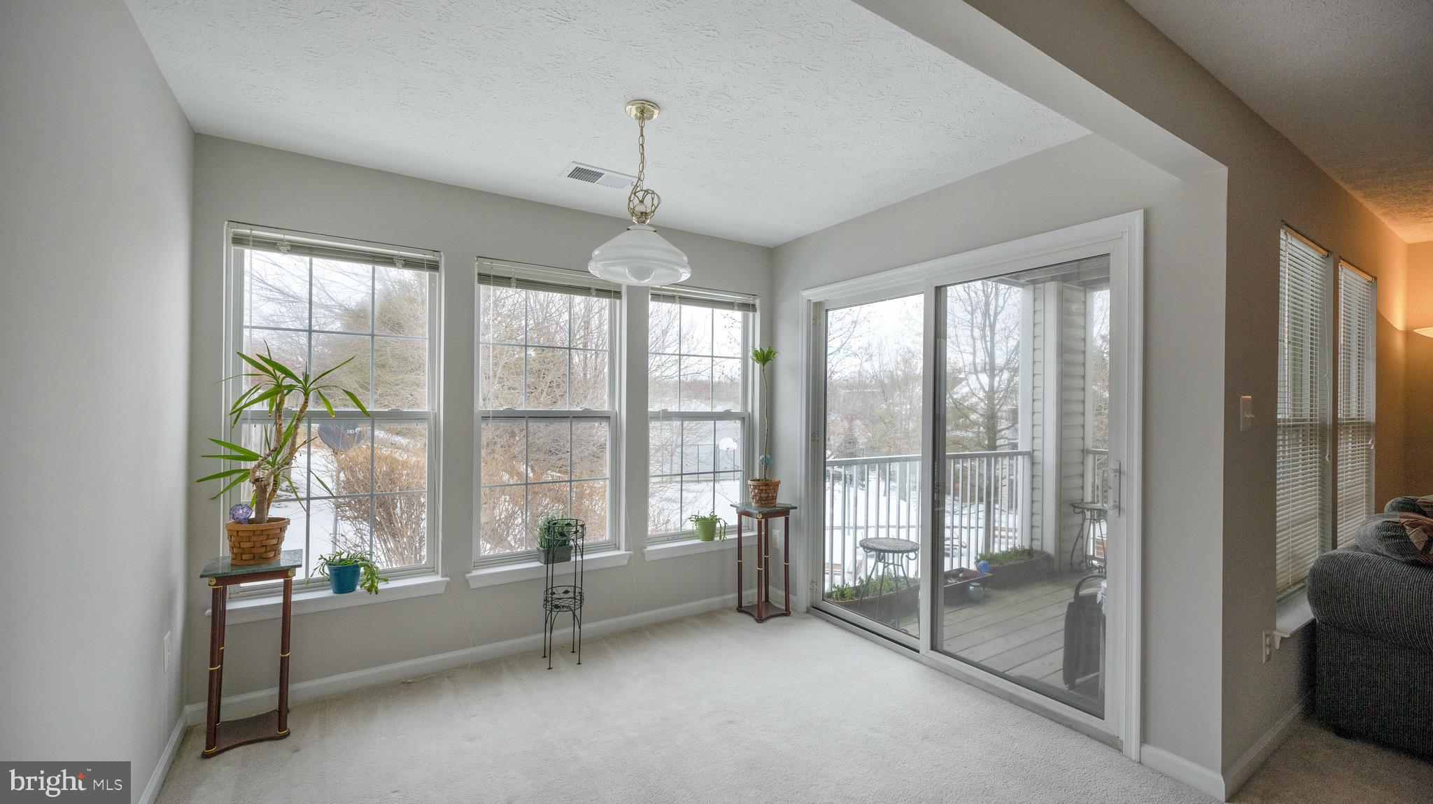 10105 Ridge Manor Terrace, Unit F Damascus, MD 20872 - Photo 9 of 22 Formal Dining room over looks balcony