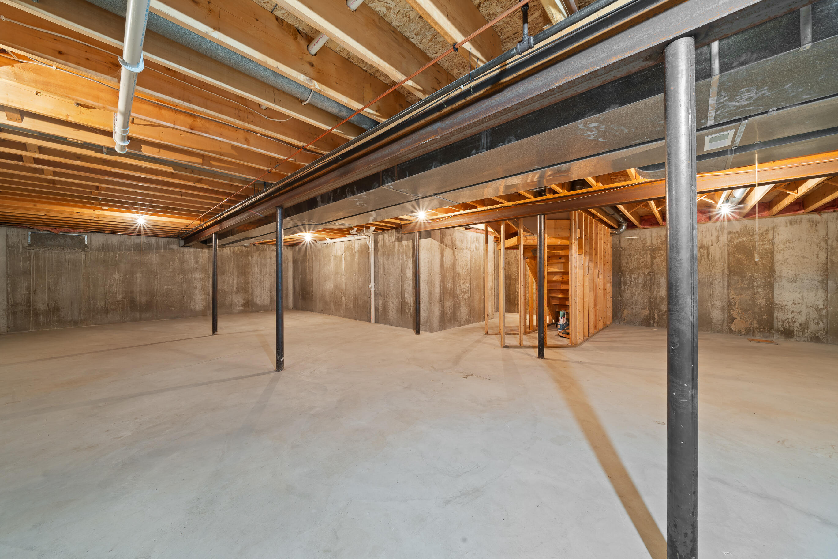 553 Forest Glen Drive Fontana, WI 53125 - Photo 56 of 71 Full Unfinished Basement
