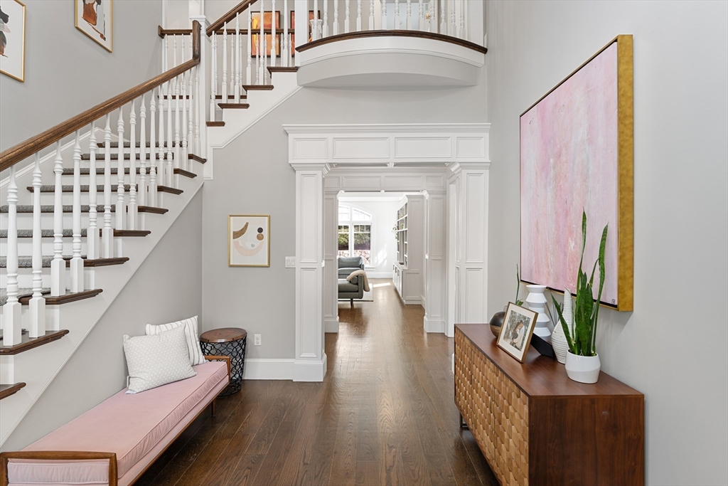 23 Crafts Road Brookline, MA 02467 - Photo 18 of 42 a living room with furniture and wooden floor