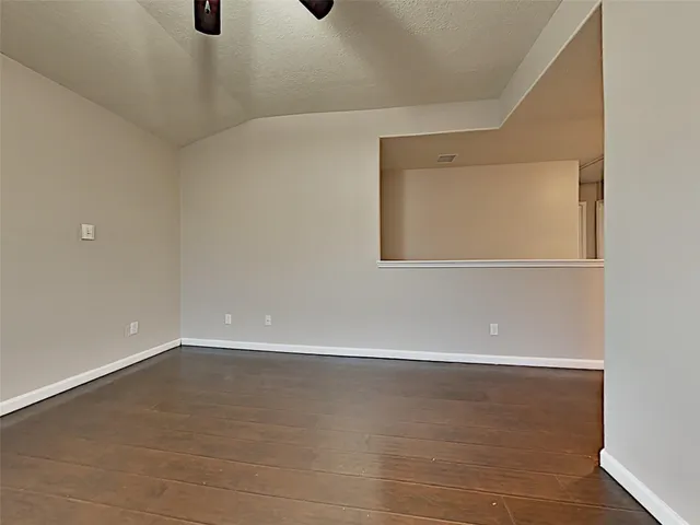 a view of an empty room