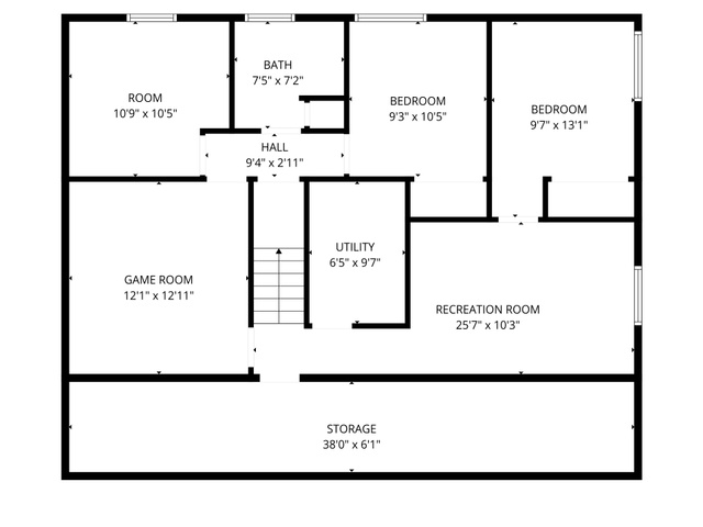 5727 South 3550th Street West Roy, UT 84067 - Photo 46 of 49 Floor plan - Basement