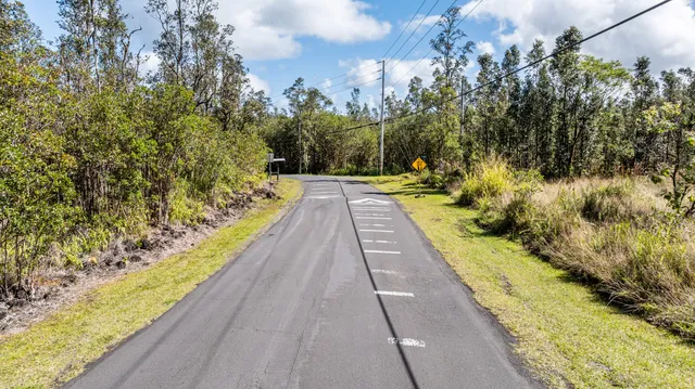 a view of an outdoor space with a house