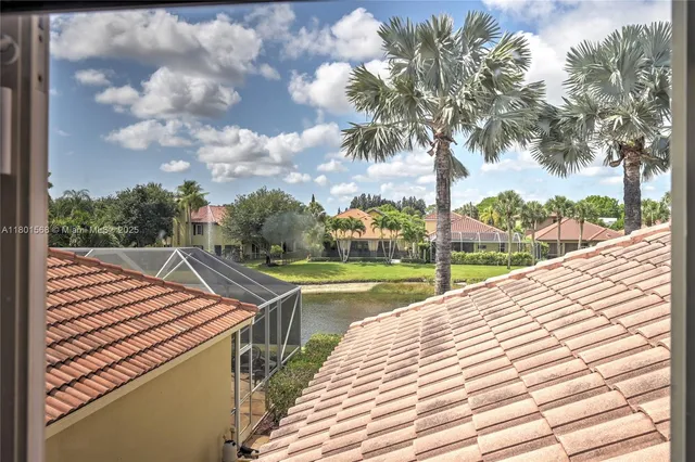 a hallway with flowers and flowers