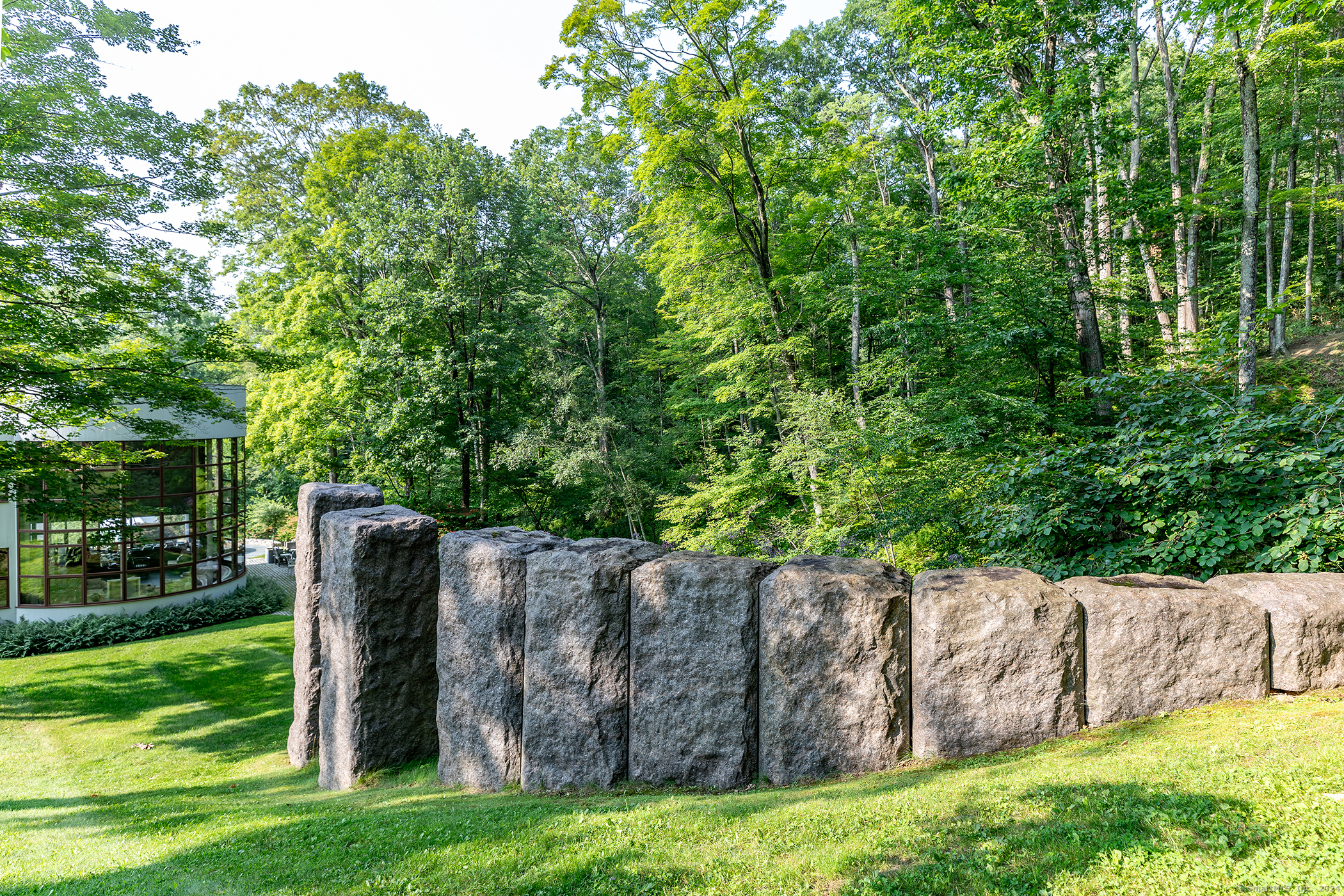 23 Mauwee Brook Road Kent, CT 06757 - Photo 31 of 40 a view of a backyard with wooden fence